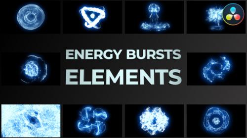 Videohive - Energy Bursts Effects for DaVinci Resolve - 40441582 - 40441582