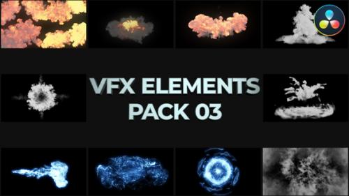 Videohive - VFX Elements Pack 03 for DaVinci Resolve - 40486909 - 40486909