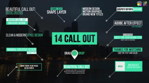 Videohive - Modern Call Outs | FCPX - 40506749 - 40506749