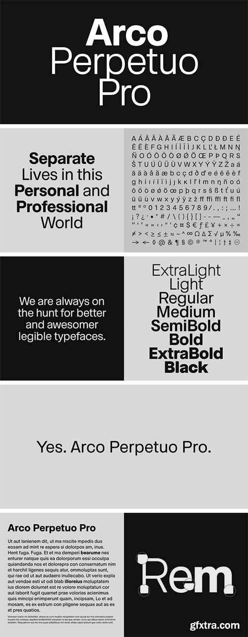 Arco Perpetuo Pro Font Family