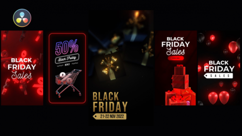 Videohive - Black Friday Stories Pack - 41689484 - 41689484