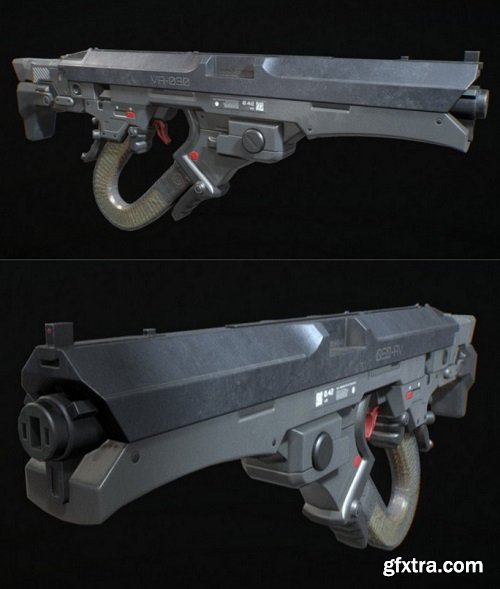 VA-030 Rifle 3D Model
