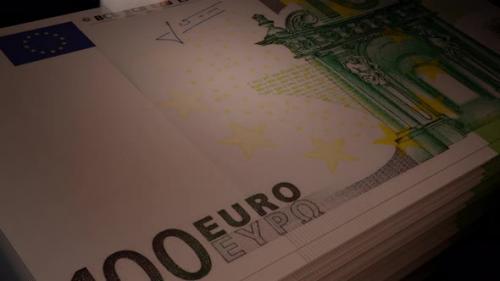 Videohive - 100 Euro banknotes. Paper money. - 41689832 - 41689832