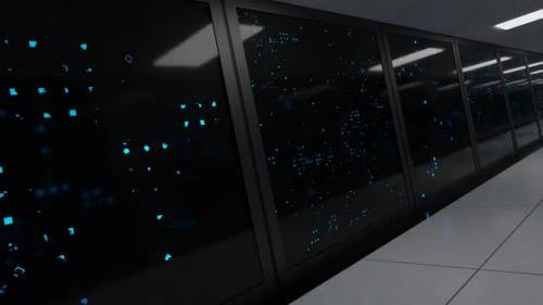 Videohive - Data processing and storage center. Server room. - 41689843 - 41689843