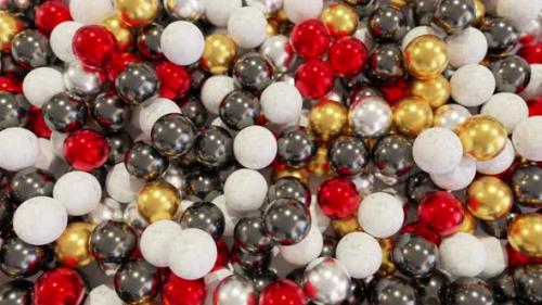 Videohive - Christmas Balls Background 4K - 41714118 - 41714118