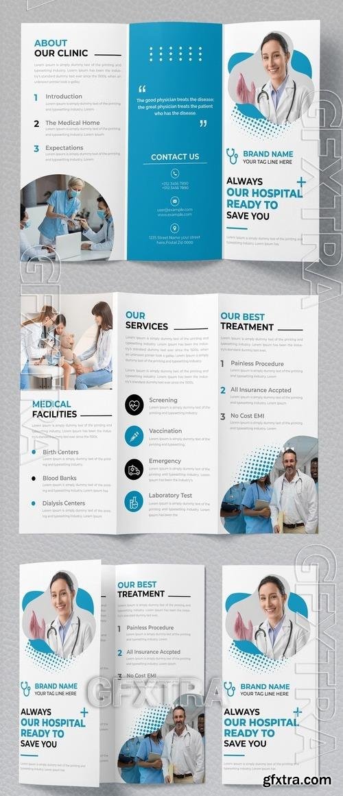 Tri Fold Business Brochure Layout 542530561