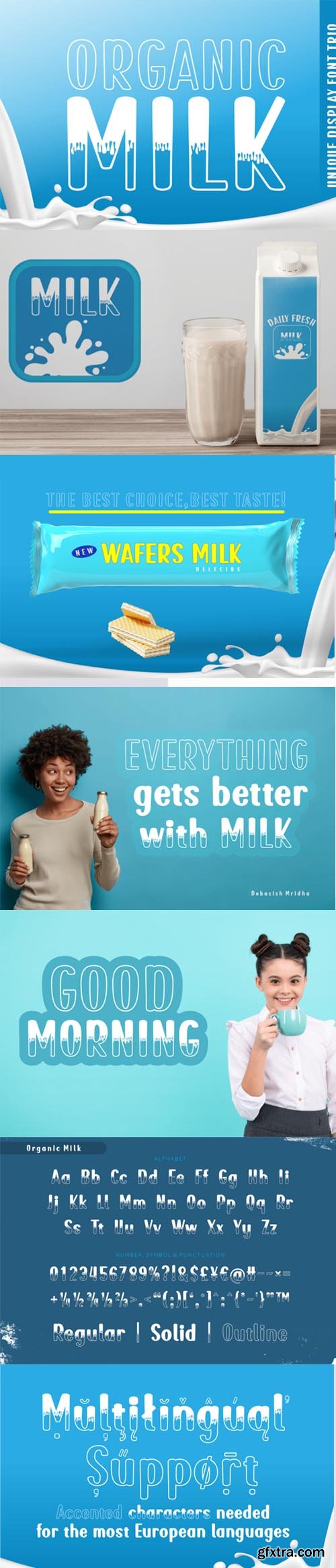 Organic Milk Font