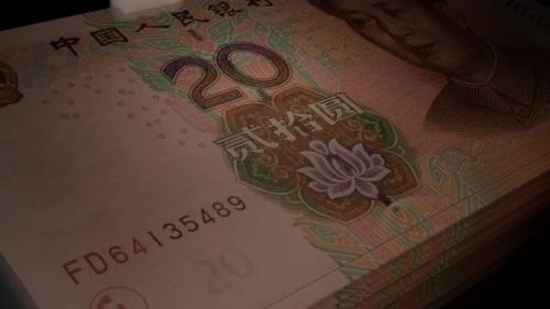 Videohive - 20 Chinese Yuan banknotes. Paper money. - 41748143 - 41748143