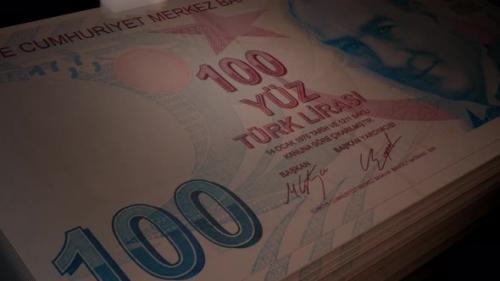 Videohive - 100 Turkish Lira banknotes. Paper money. Cash. TRY. - 41748147 - 41748147