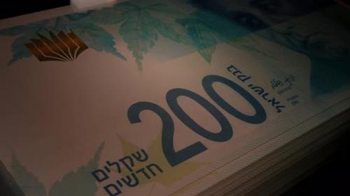 Videohive - 200 Israeli Shekels banknotes. Paper money. Cash. ILS. - 41748159 - 41748159