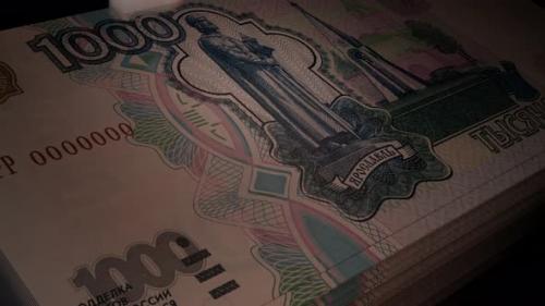 Videohive - 1000 Russian Ruble banknotes. Paper money. Cash. RUB. - 41748164 - 41748164