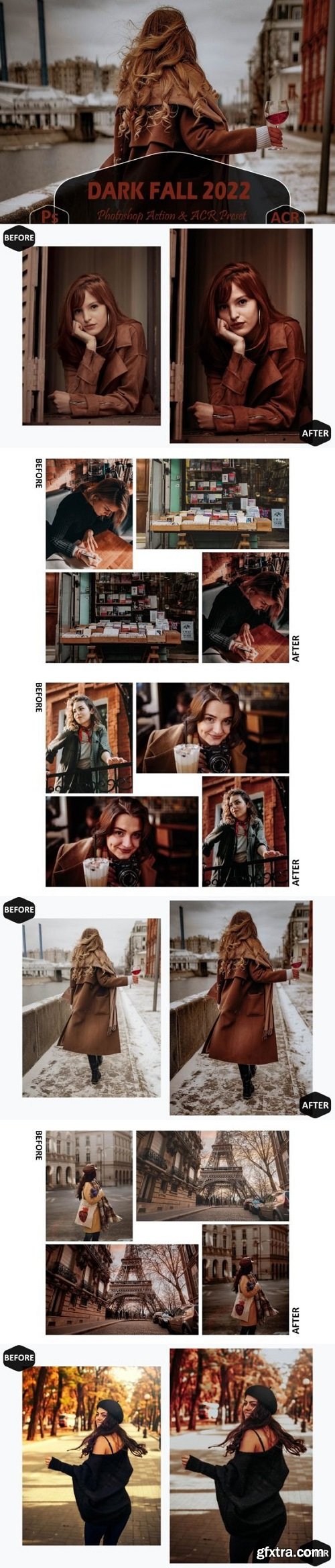 10 Dark Fall 2022 Photoshop Actions