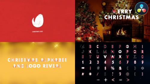 Videohive - Christmas Alphabet And Logo for DaVinci Resolve - 41421821 - 41421821