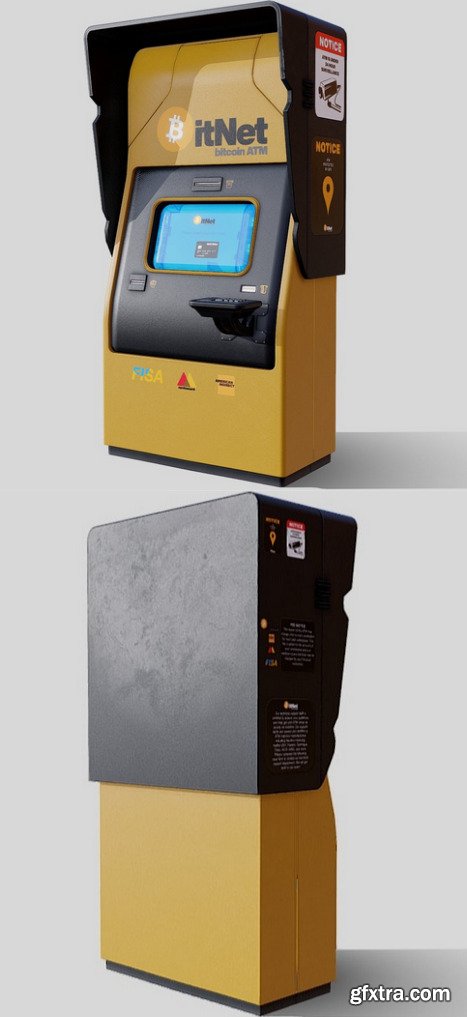 ATM Clean Version 3D Model