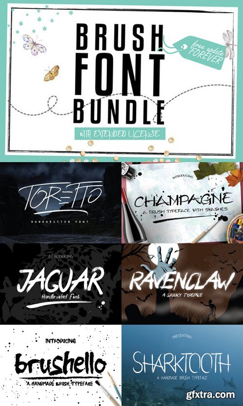 Brush Font Bundle