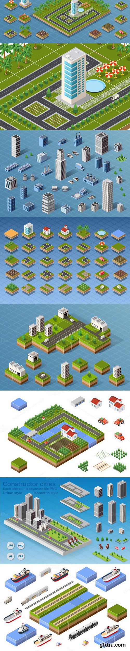 Bundle isometric city