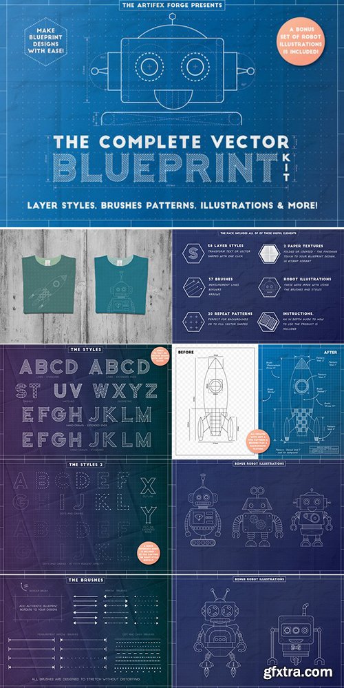 The Complete Vector Blueprint Kit