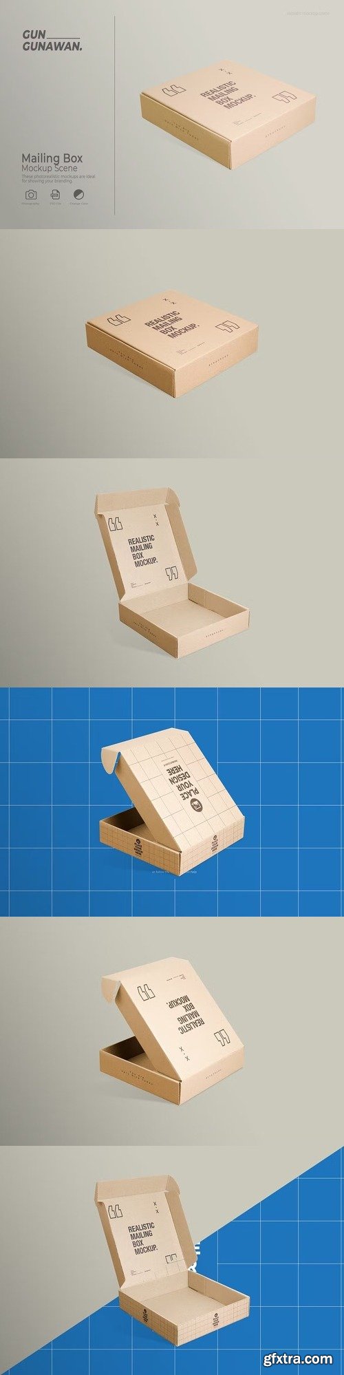 Mailing Box Mockup