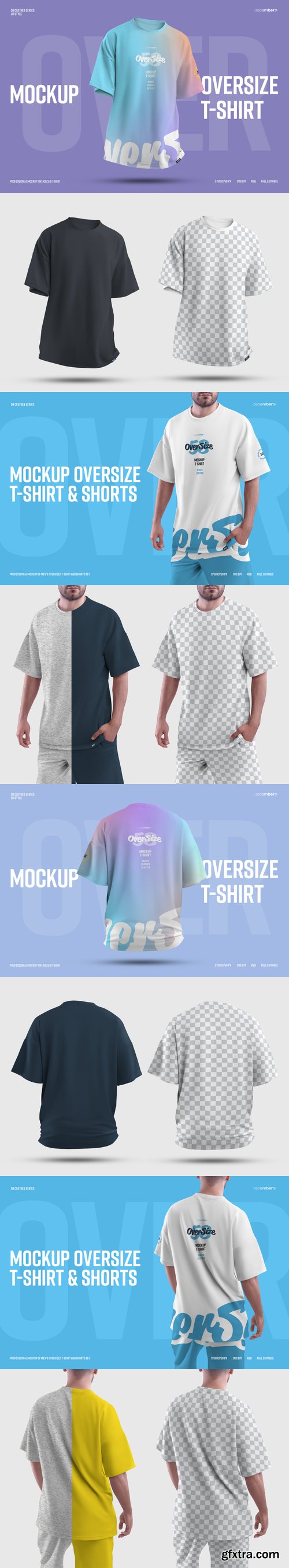 Oversize T-Shirt Mockups