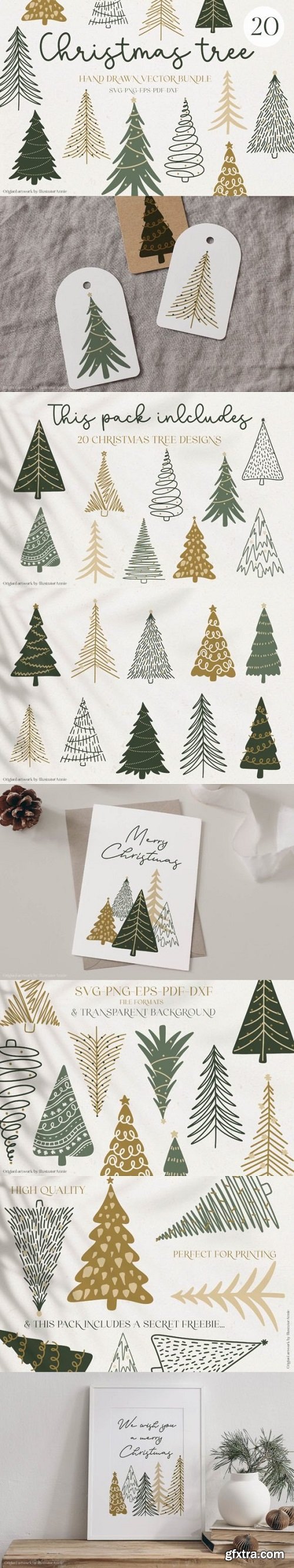 Christmas Tree Vector Bundle