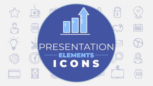 Videohive - Presentation Elements Icons - 41811201 - 41811201