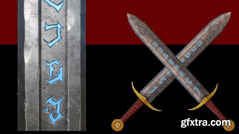 Substance Painter - Rune Sword