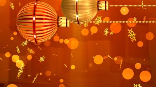 Videohive - Vertical Balls Decoration Christmas New Year Background - 41715858 - 41715858