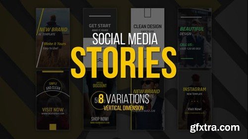 Videohive 8 Social Media Stories 41751241