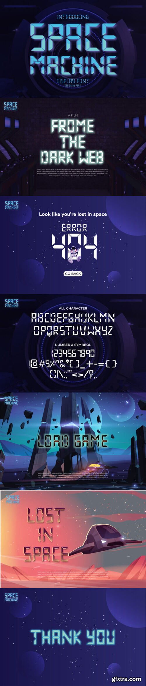 Space Machine Font