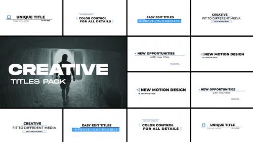 MotionArray - Creative Titles Pack - 1172878