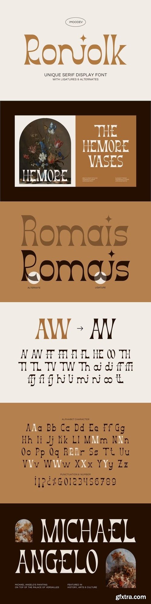 Roniolk - Aesthetic Fonts Design