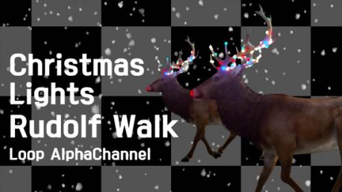 Videohive - Light Rudolf Walk Loop Alpha - 41716714 - 41716714