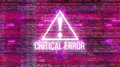 Videohive - 4k Critical Error. - 41771938 - 41771938