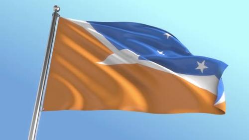 Videohive - Tierra Del Fuego Province Argentina Flag - 41768262 - 41768262