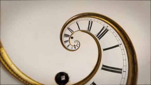 Videohive - Clock Face Infinite Time Zoom - 41809429 - 41809429