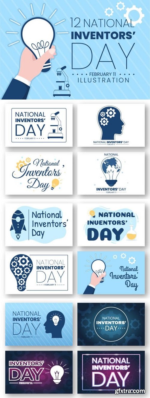 12 National Inventors Day Illustration