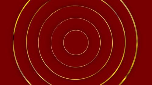 Videohive - Luxury Red Circle Background - 41795433 - 41795433