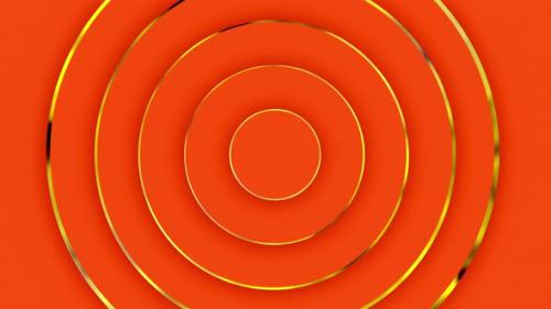 Videohive - Luxury Orange Circle Background - 41795437 - 41795437