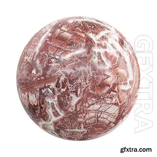 Red Marble PBR Texture