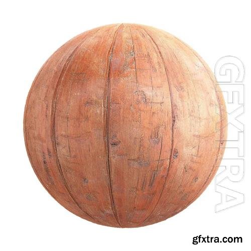 Rough Wooden Planks PBR Texture