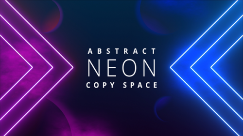 Videohive - Abstract Neon With Copy Space - 41813489 - 41813489