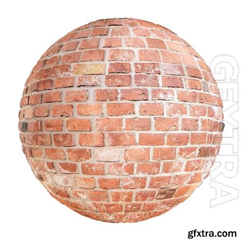 Red Brick Wall PBR Texture