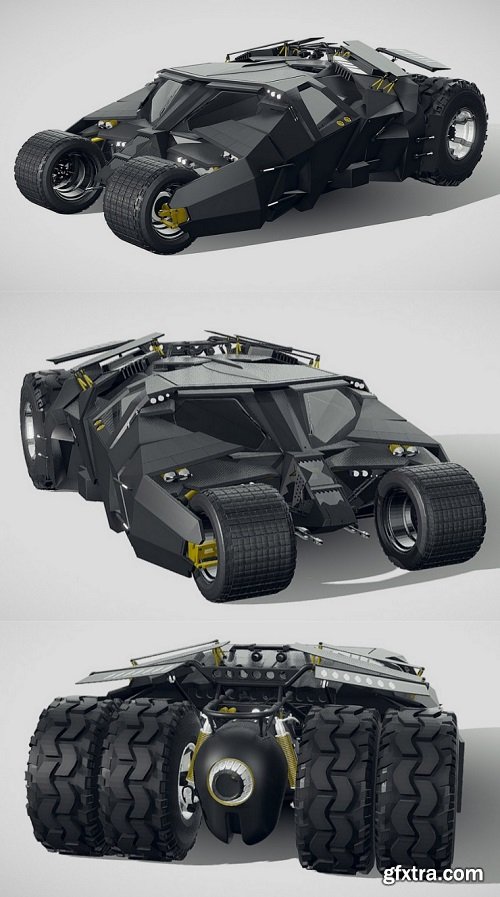 Batmobile 2005 3D Model