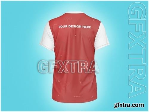 T-Shirt Mockup Back View 538215584