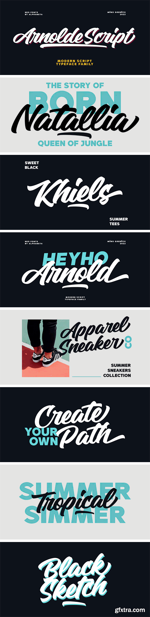 Arnolde Script Font Family