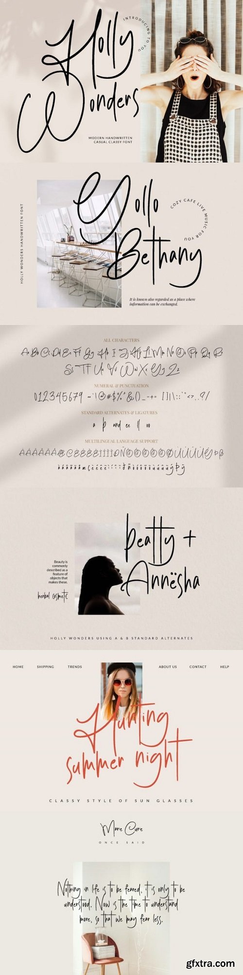 Holly Wonders Font