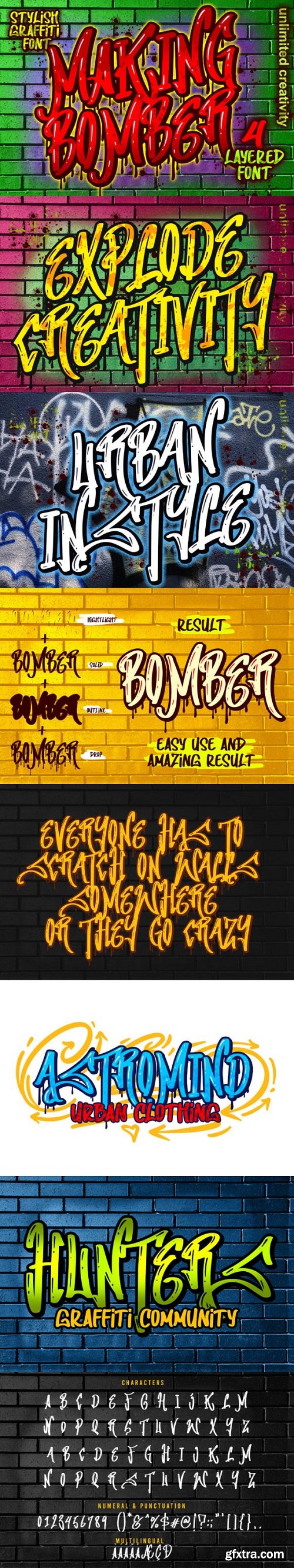 Making Bomber Font