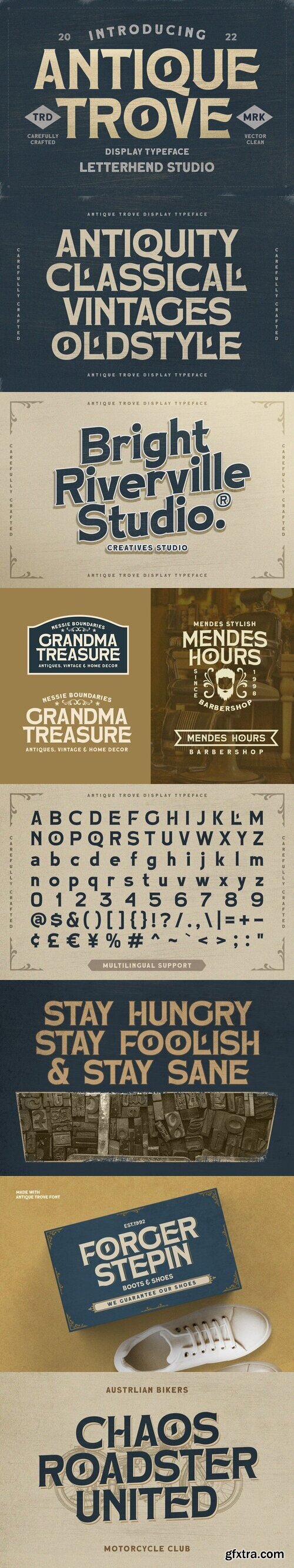 Antique Trove - Display Font