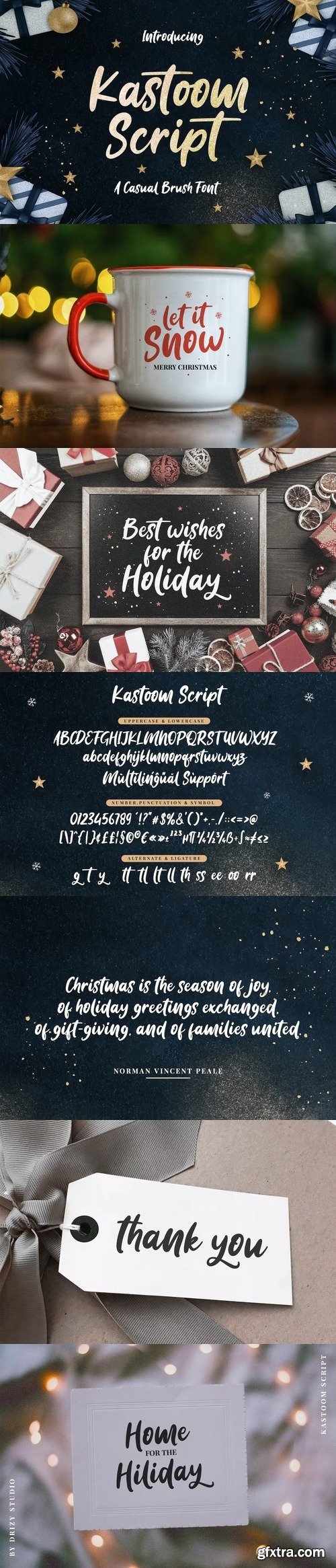 Kastoom Script – Casual Brush Font