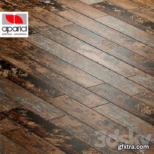 Porcelain  stoneware Aparici collection SONAR DARK  NATURAL